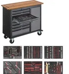 VIGOR Mobile Werkbank Series L mit Sortiment, V5158, Anzahl Werkzeuge: 375