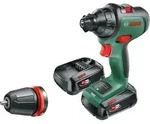 Bosch Akku-Zweigang-Bohrschrauber AdvancedDrill 18 mit 2x Akkupack - 06039B5006