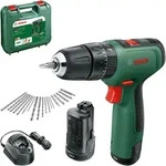 Bosch Akku-Zweigang-Schlagbohrschrauber EasyImpact 1200 mit 2x Akkupack, Ladeger&auml;t -