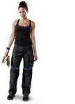 K&Uuml;BLER PULSSCHLAG Damenhose HIGH schwarz/kornblumenblau 40 - 2124 5353-9946-40...