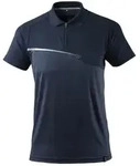 MASCOT Polo-Shirt mit Brusttasche ADVANCED Schwarzblau L - 17283-945-010-L -