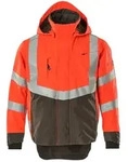 MASCOT Harlow Hard Shell Jacke SAFE SUPREME Hi-vis Rot / Dunkelanthrazit S -