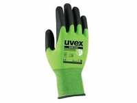 uvex D500 foam Schnittschutzhandschuh 10 - 6060410 - grün/grau