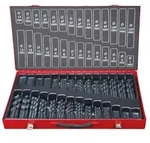 KS Tools HSS-R Spiralbohrer-Satz, 230-tlg, 1-13mm - 330.1650