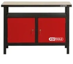 KS Tools Profi-Werkbank mit 2 T&uuml;ren, H840xB1200xT600mm - 865.0002