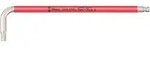 Wera 3950 SPKL Multicolour Winkelschl&uuml;ssel, metrisch, Edelstahl Rot - 05022666001 -