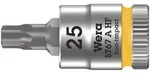 Wera 8767 A HF TORX Zyklop Bitnuss mit 1/4"-Antrieb, mit Haltefunktion Gelb -