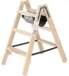 Munk Stufen-Stehleiter Holz - 033806