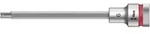 Wera 8740 C HF Zyklop Bitnuss mit 1/2"-Antrieb mit Haltefunktion Rot - 05003842001 -