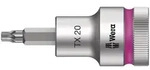 Wera 8767 C HF TORX Zyklop Bitnuss mit 1/2"-Antrieb mit Haltefunktion Pink -