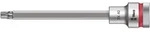 Wera 8767 C HF TORX Zyklop Bitnuss mit 1/2"-Antrieb mit Haltefunktion Rot -
