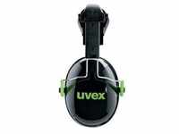 uvex K1H Helmkapselgehörschutz SNR 27 dB Größe S/M/L - 2600201 - schwarz/grün