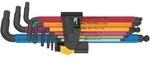 Wera 950/9 Hex-Plus Multicolour Imperial 2 Winkelschl&uuml;sselsatz, z&ouml;llig, BlackLaser,