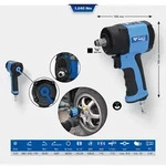 Brilliant Tools 1/2" Mini-Druckluft-Schlagschrauber, 1.240 Nm - BT160400