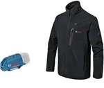 Bosch Beheizbare Jacke GHJ 12+18V XA mit Akkuadapter schwarz S - 06188000DX - schwarz