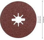 Bosch EXPERT X-LOCK Prisma Ceramic Fiberscheibe, R781 Metall, 115 mm, 22,23 mm -