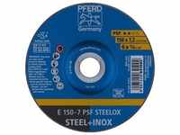 PFERD Schruppscheibe E Universallinie PSF STEELOX für Stahl/Edelstahl 7,2 150 -