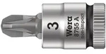 Wera 8755 A Pozidriv Zyklop Bitnuss mit 1/4"-Antrieb - 05003355001