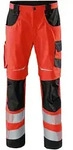 K&Uuml;BLER REFLECTIQ Hose PSA 2 warnrot/schwarz 60 - 2207 8341-5499-60 - warnrot/schwarz