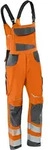 K&Uuml;BLER REFLECTIQ Latzhose PSA 2 warnorange/anthrazit 52 - 3207 8340-3797-52 -