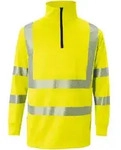 K&Uuml;BLER REFLECTIQ Zip-Sweatshirt PSA 2 warnorange L - 5046 8344-37-L - warnorange