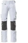 MASCOT Mannheim Hose mit Knietaschen UNIQUE Wei&szlig; / Dunkelanthrazit 56 -