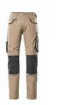 MASCOT Herren Lemberg Hose mit Knietaschen UNIQUE Hellkhaki / Schwarz 46 -