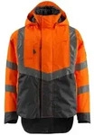 MASCOT Harlow Hard Shell Jacke SAFE SUPREME Hi-vis Orange / Dunkelanthrazit XXL -