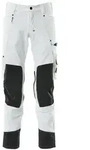 MASCOT Herren Hose mit Knietaschen ADVANCED Wei&szlig; 54 - 17179-311-06-90C54 - Wei&szlig;