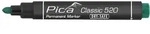 Pica Classic Permanent Marker 1-4mm, Rundspitze 10 St&uuml;ck - 520/36