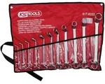 KS Tools Doppel-Ringschl&uuml;ssel-Satz, gekr&ouml;pft, 11-tlg 6-32mm - 517.0222