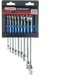 KS Tools CHROMEplus Ringmaulschl&uuml;ssel-Satz, abgewinkelt, 9-tlg - 518.0640