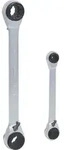 KS Tools 4 in 1 GEARplus umschaltbar Doppel-Ratschenringschl&uuml;ssel-Satz, 2-tlg 8-19mm