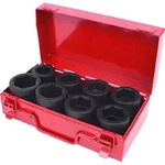 KS Tools 1" Sechskant-Kraft-Stecknuss-Satz, kurz, 8-tlg - 515.0610