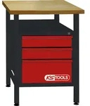 KS Tools Werkbank mit 3 Schubladen, H840xB600xT600mm - 865.0010