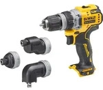 DEWALT Akku-Bohrschrauber + 4 Wechselk&ouml;pfe 12V Basisversion - DCD703NT-XJ