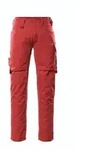 MASCOT Oldenburg Hose mit Schenkeltaschen UNIQUE Rot / Schwarz 54 -
