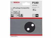 Bosch Schleifblatt F355, Klett, 5er-Pack 180 - 2608605560