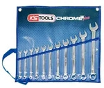 KS Tools CHROMEplus Ringmaulschl&uuml;ssel-Satz, abgewinkelt, 11-tlg - 518.0641
