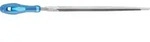 PFERD TOOLS S&auml;gefeile mit Heft Dreikant schmal Hieb 2 universell zum Sch&auml;rfen -