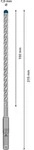 Bosch EXPERT SDS plus-7X Hammerbohrer, f&uuml;r Bohrh&auml;mmer &oslash; 7 mm - 2608900085
