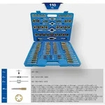 Brilliant Tools TiN Gewindeschneidwerkzeug-Satz, 110-tlg - BT101985