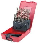 KS Tools HSS-G Co 5 Spiralbohrer-Satz, Kunststoffkassette 19-tlg 1-10mm -...