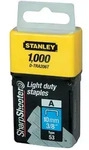 STANLEY Klammern Typ A 10 mm 1000 St. f&uuml;r Elektro- u. Handtacker Typ A stabile