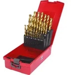 KS Tools HSS TiN Spiralbohrer-Satz, Kunststoffkassette 25-tlg 1-13mm - 330.4623