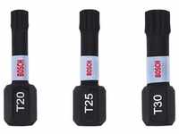 Bosch Impact Control T Insert Bits 25 T20 / T25 / T30 - 2608522479