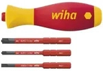 Wiha Schraubendreher mit Bithalter Set SoftFinish slimVario electric 4-teilges...
