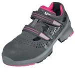 uvex 1 ladies Sicherheitsschuh S1 Damen Sandale gelocht grau/pink 42 - 8560842 -