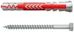 Fischer Universald&uuml;bel DuoPower 10x80 S mit Schraube - 538257
