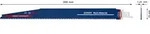 Bosch EXPERT &lsquo;Multi Material&rsquo; S 1256 XHM S&auml;bels&auml;geblatt - 2608900395